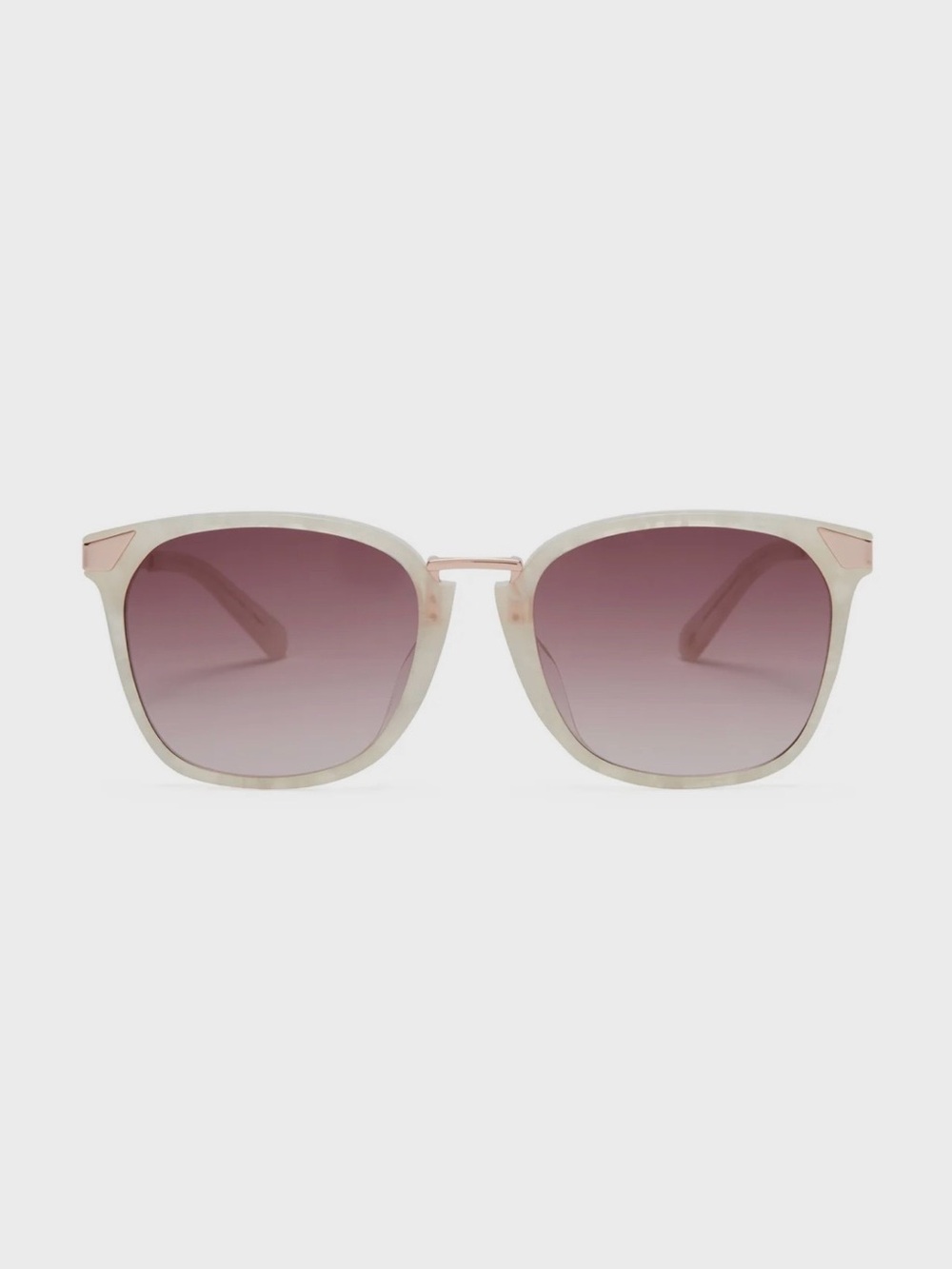 Covry Women's Sunglasses in Ivory with Dark Lenses